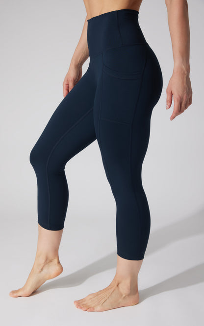 90 Degree by Reflex 2 PK Interlock Side Pocket and Everyday Capris