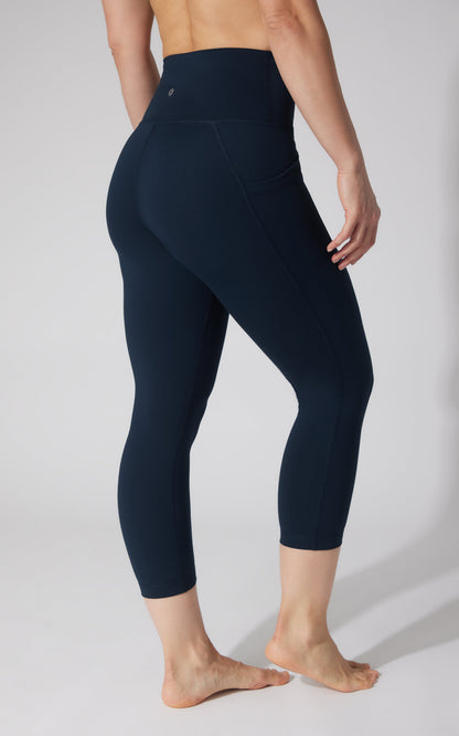 90 Degree by Reflex 2 PK Interlock Side Pocket and Everyday Capris