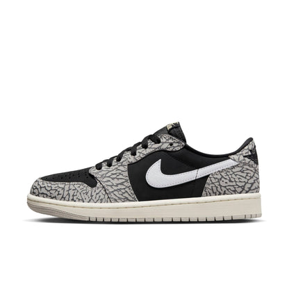 Air Jordan Men's Retro 1 Low Og 'Black Cement' Sneakers