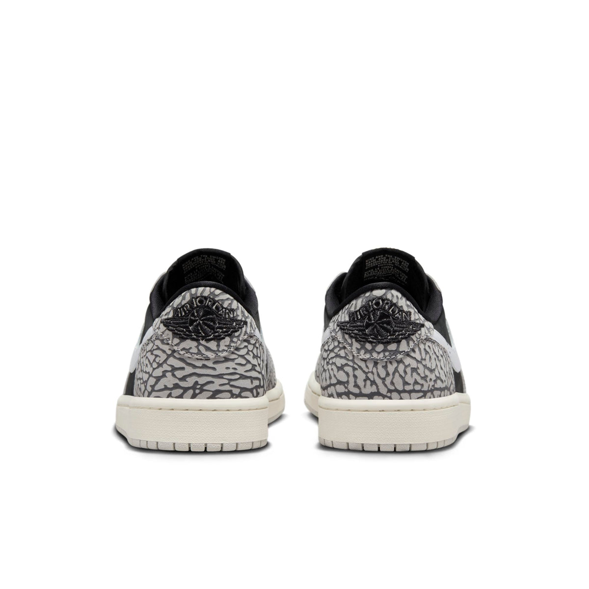 Air Jordan Men's Retro 1 Low Og 'Black Cement' Sneakers