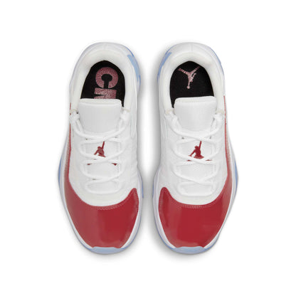 Air Jordan Grade School Retro 11 Cmft Low 'White Black Gym Red Gs' Sneakers