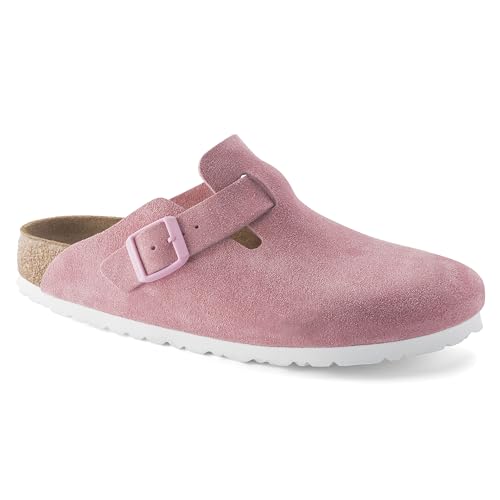 Birkenstock Boston Suede Leather Clogs
