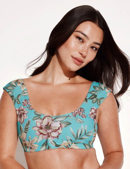 Sculpt Cap Sleeve Bikini Top