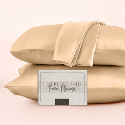 Elegant Comfort Set of 2 - Satin Pillowcases