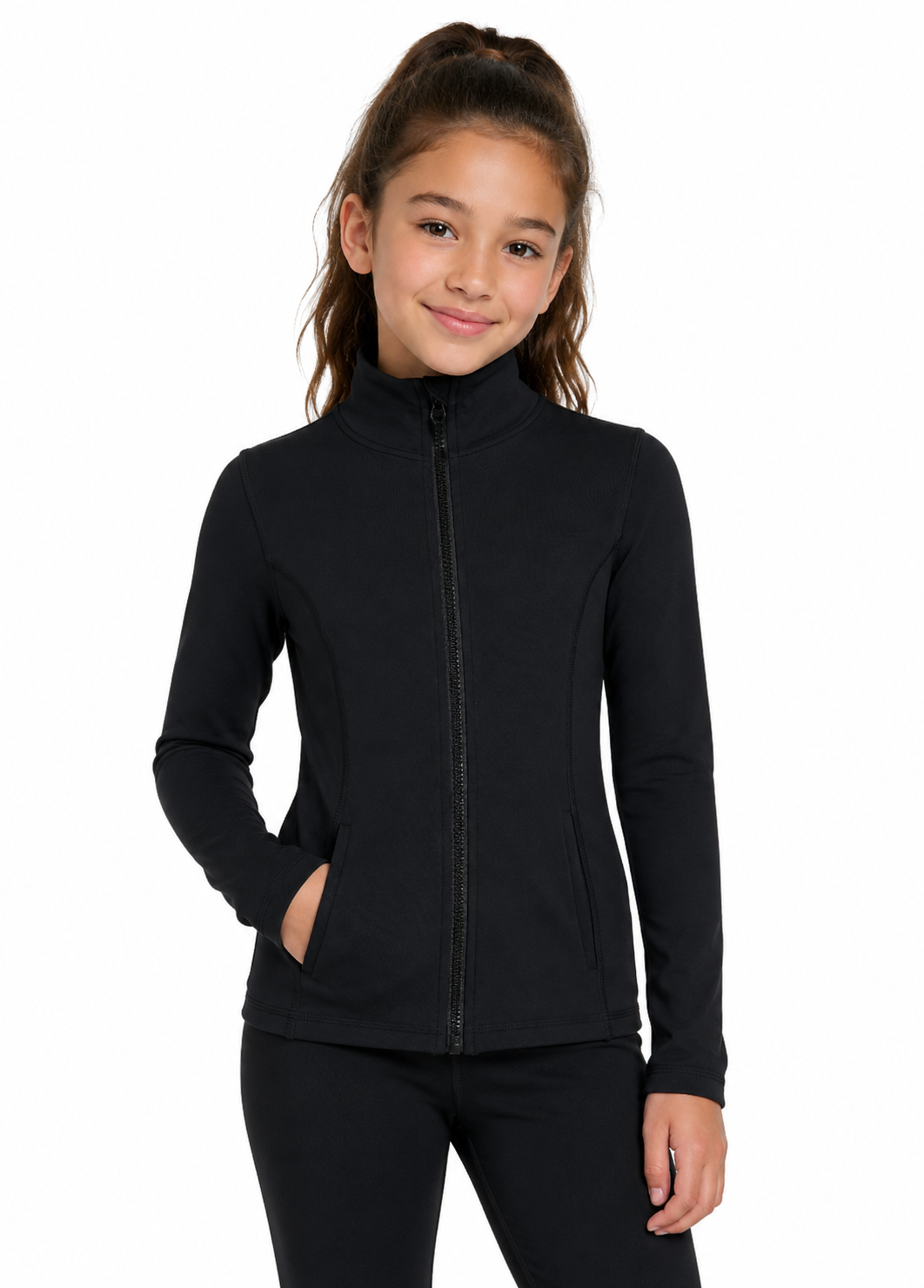 90 Degree by Reflex Girls Fleece Lined Jacket