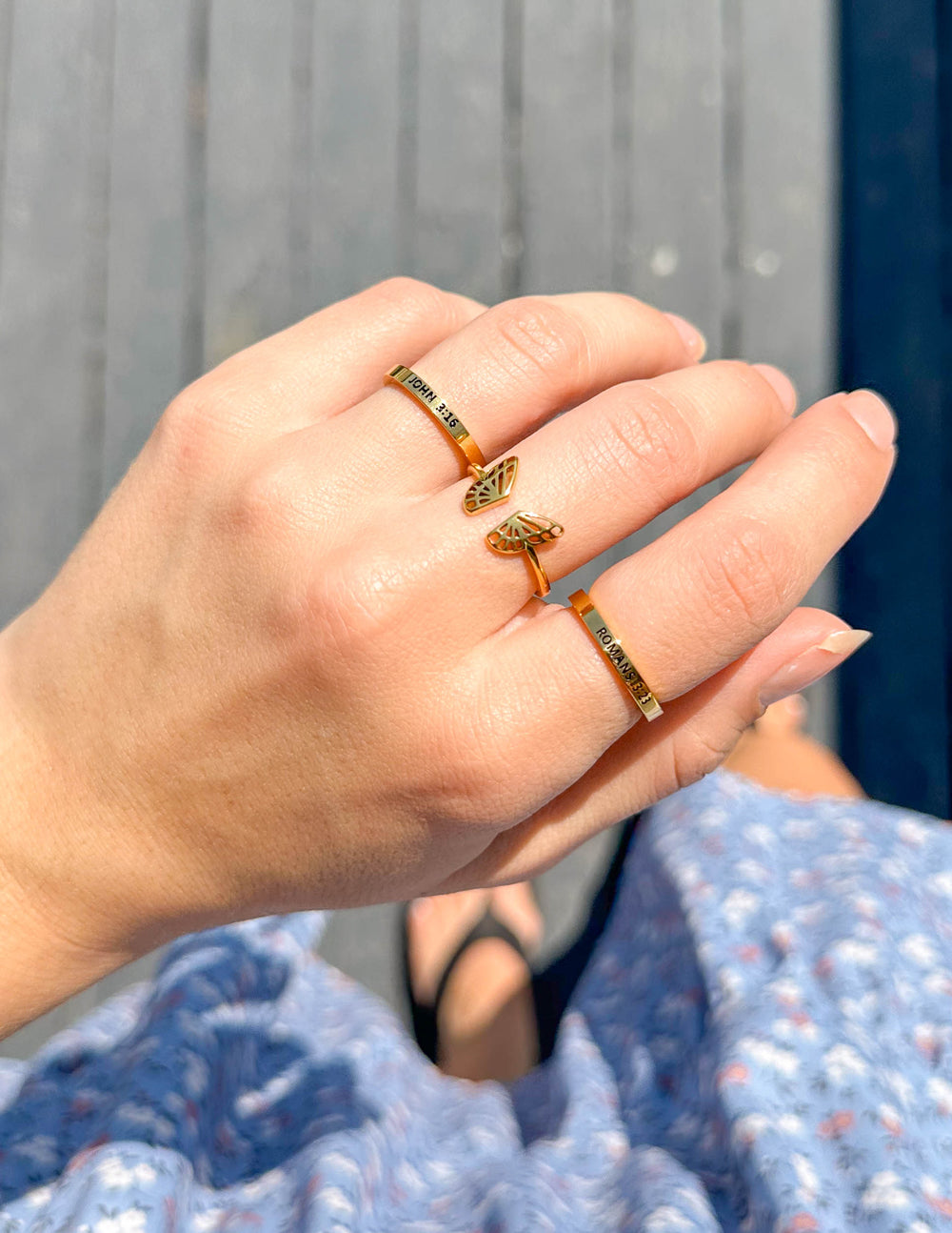 Elevated Faith Romans 3:23 Ring