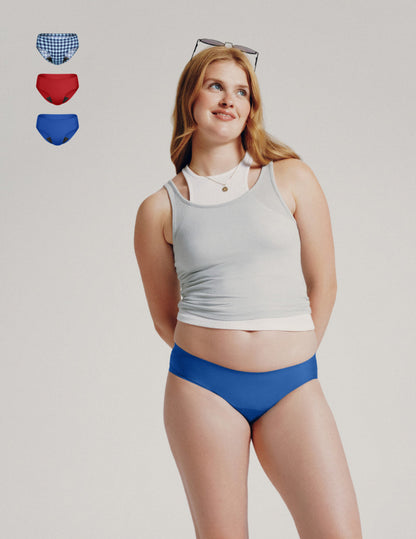 Teen Leakproof UltraThin No-Show Bikini 3-Pack - Last Call