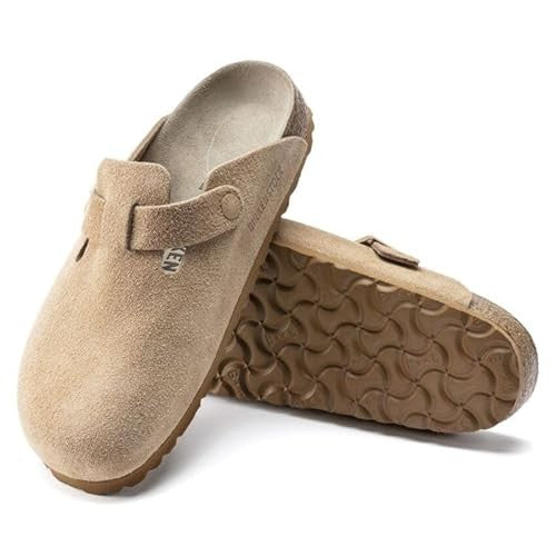 Birkenstock Boston Suede Leather Clogs