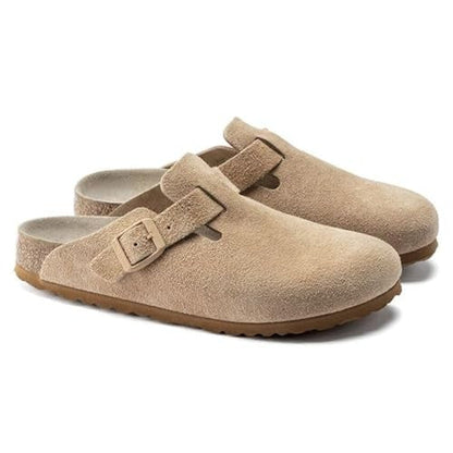 Birkenstock Boston Suede Leather Clogs