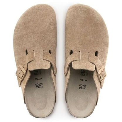 Birkenstock Boston Suede Leather Clogs