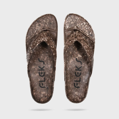 Fleks Unisex West Beach Flip Flop - Coconut Shell