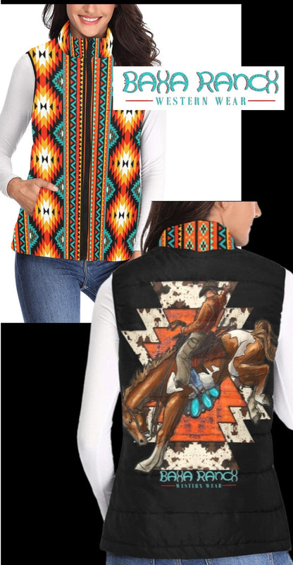 Baha Ranch Aztec Bronc Puffy Vest