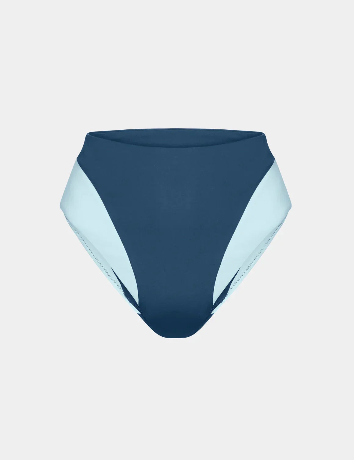 High Rise Bikini Swim Bottom - Color Block - Last Call