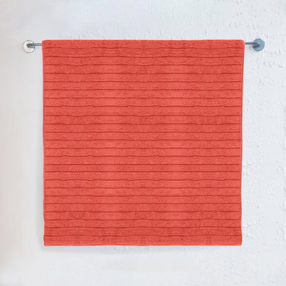 Elegant Comfort 1-Piece Premium Turkish Cotton Corduroy Stripe Jumbo Towel, 35x 70 inch