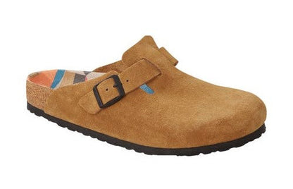 Birkenstock Boston Suede Leather Clogs