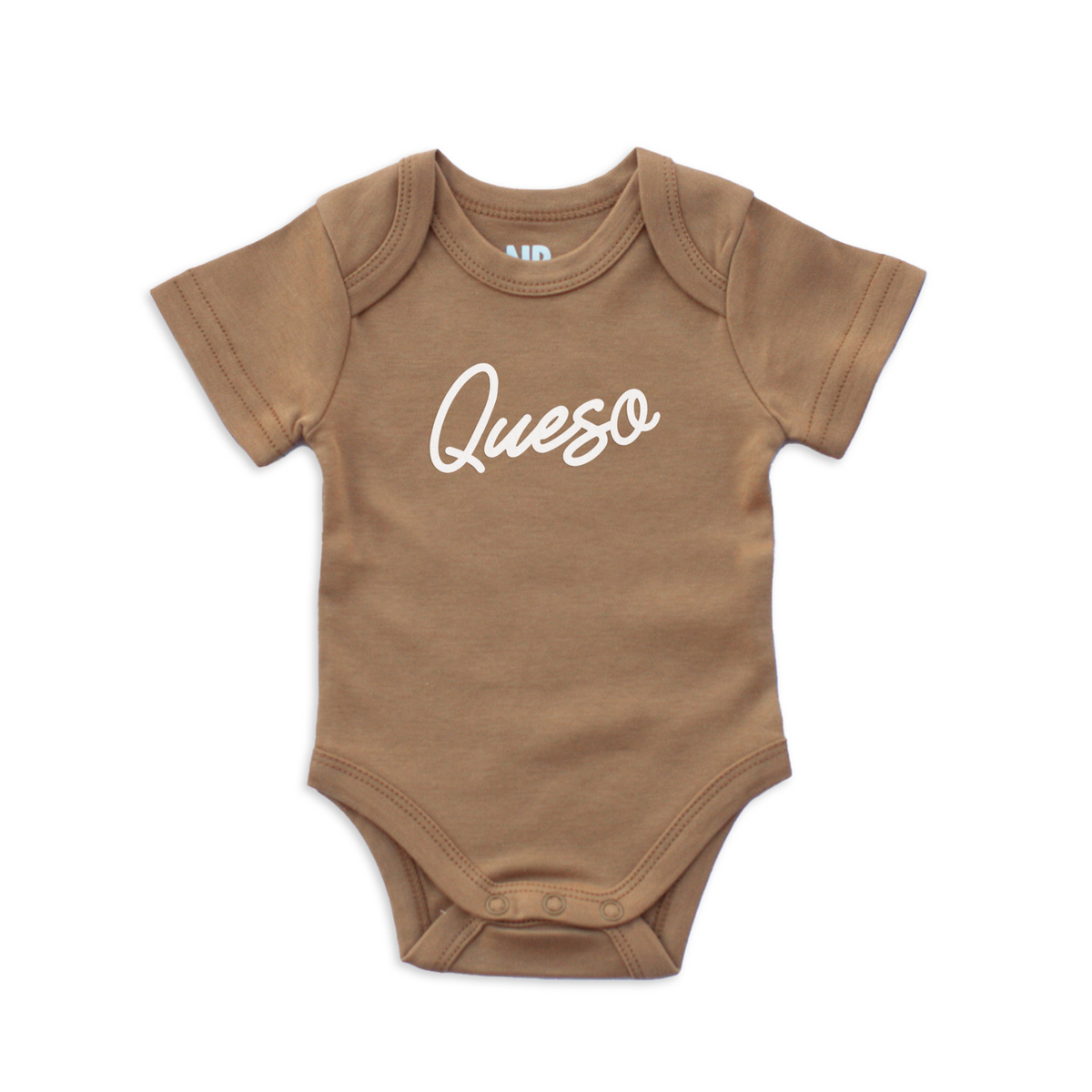 Frankie Jean Queso Cursive Onesie