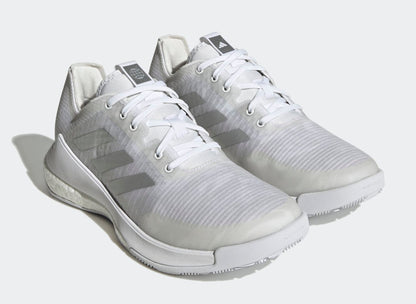 adidas Women's Crazyflight 'White Silver Metallic' Sneakers