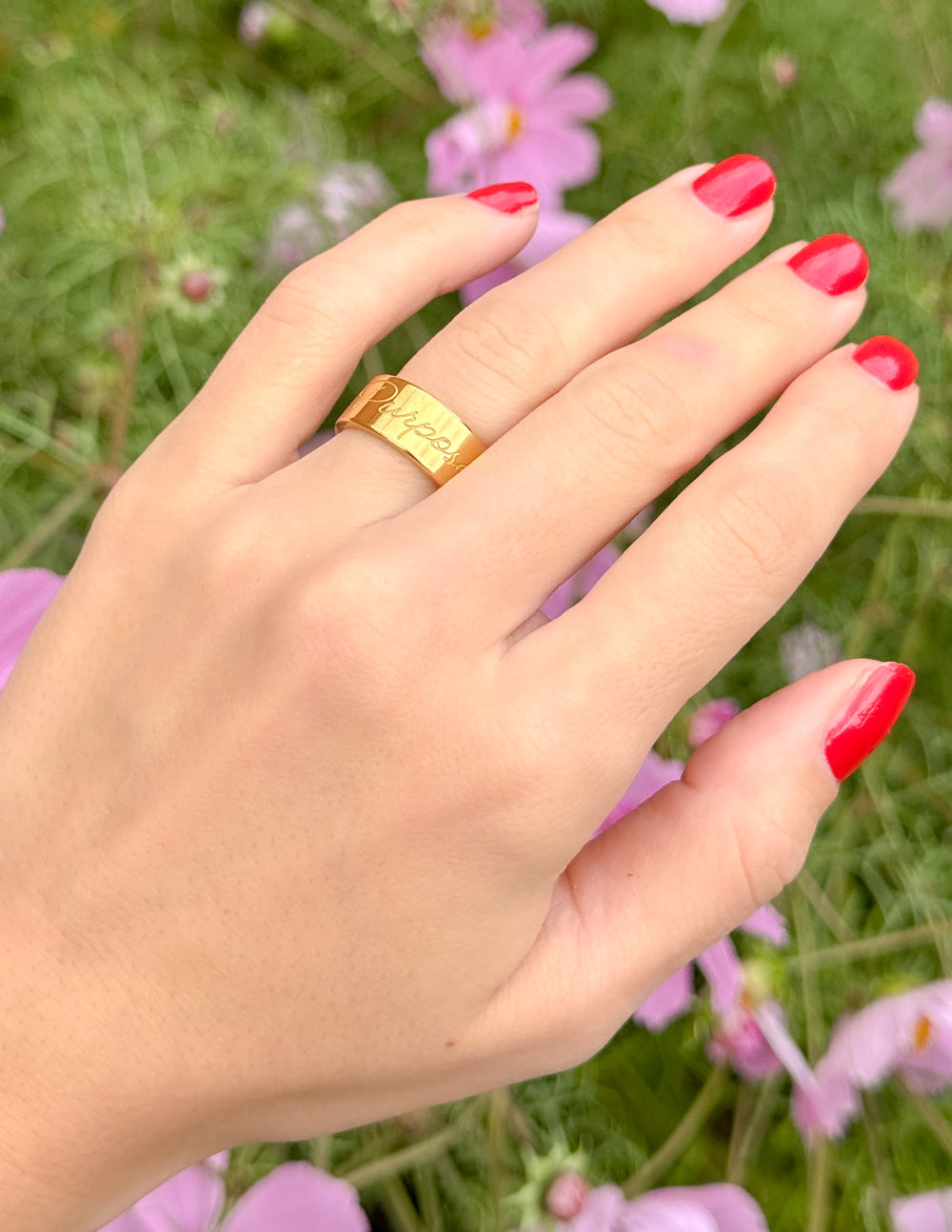 Elevated Faith Created With Purpose Ring