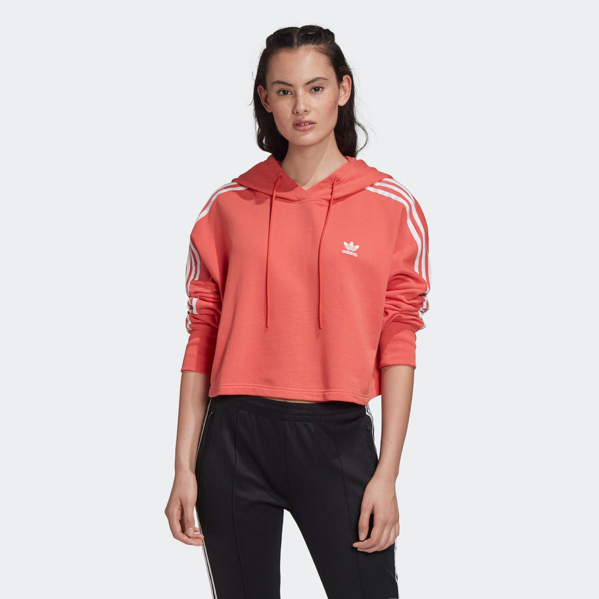 adidas Women's Originals Trefoil Cropped Hood