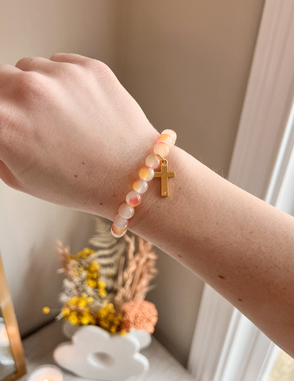 Elevated Faith Cross Charm Bracelet