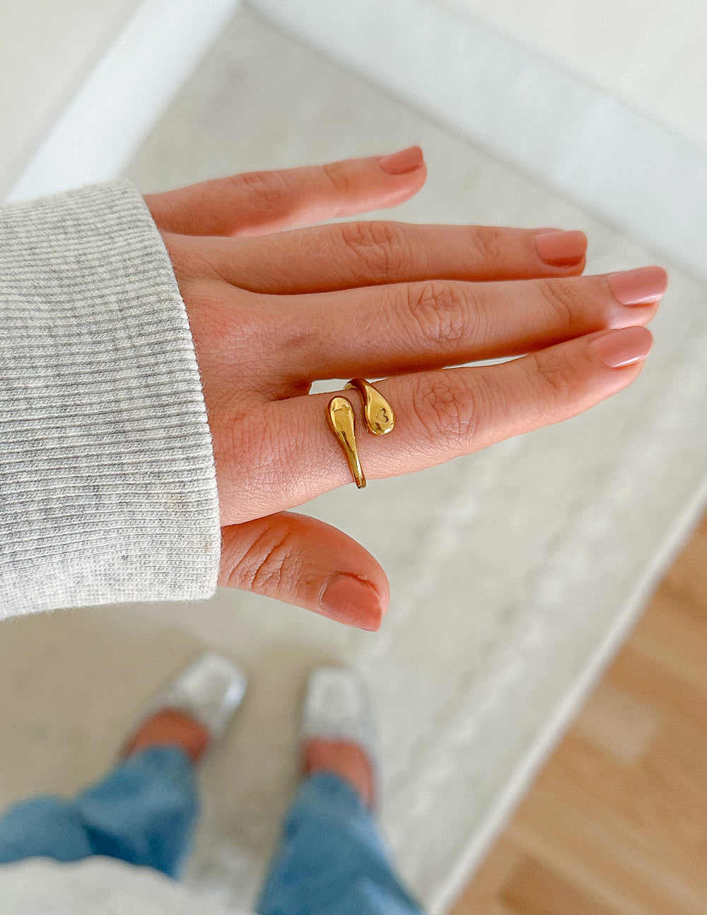 Elevated Faith Cross Equals Love Ring