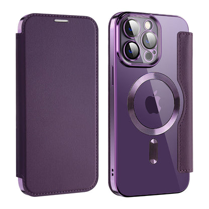 Suitable for iPhone 16 wireless charging phone case Apple 14 protective case plug-in card 13 Pro