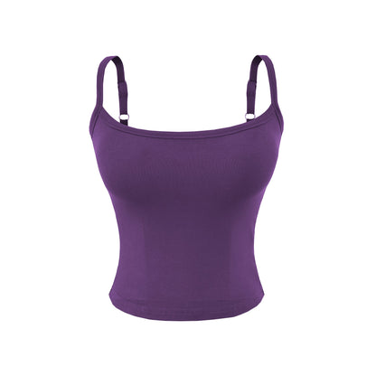Slim fit round neck top for women