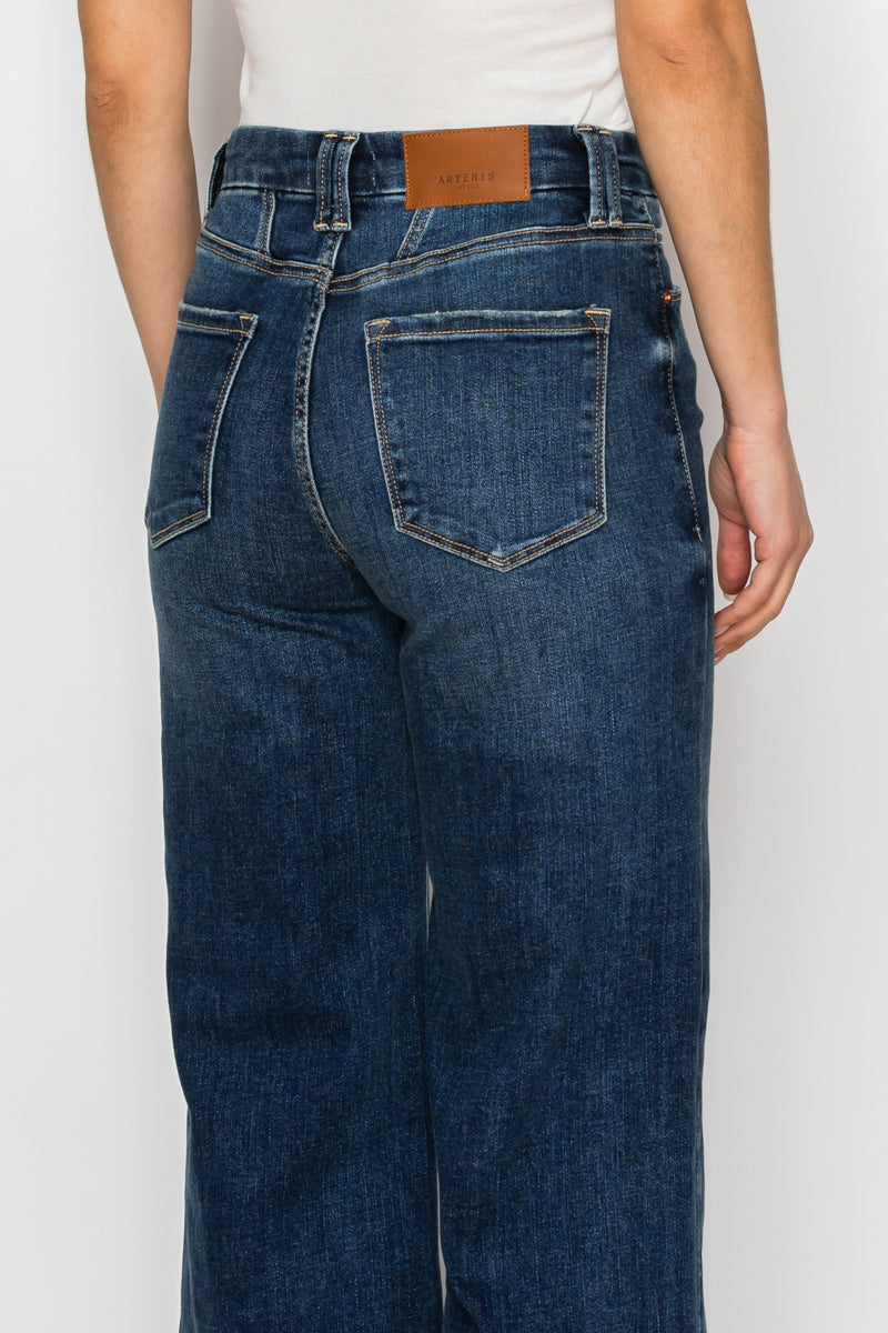 Cindy Tummy Control 90's Vintage Stretch Wide Jeans