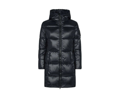 Save The Duck Luck Maxi-Quilted Hooded Women Coat Black