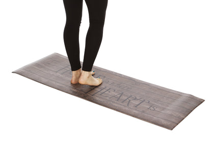 20"x55" Oversized Cushioned Anti-Fatigue Kitchen Runner Mat (Home Heartwood)