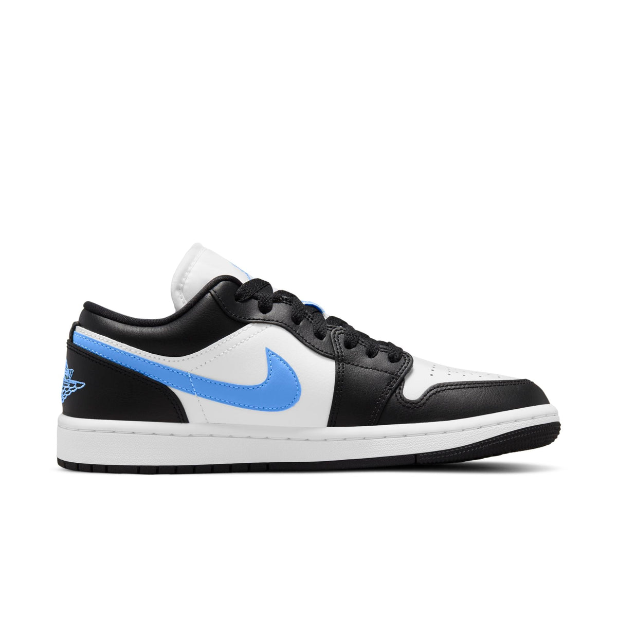 Air Jordan Women's Retro 1 Low 'Black University Blue White' Sneakers