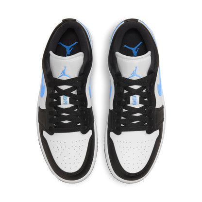 Air Jordan Women's Retro 1 Low 'Black University Blue White' Sneakers