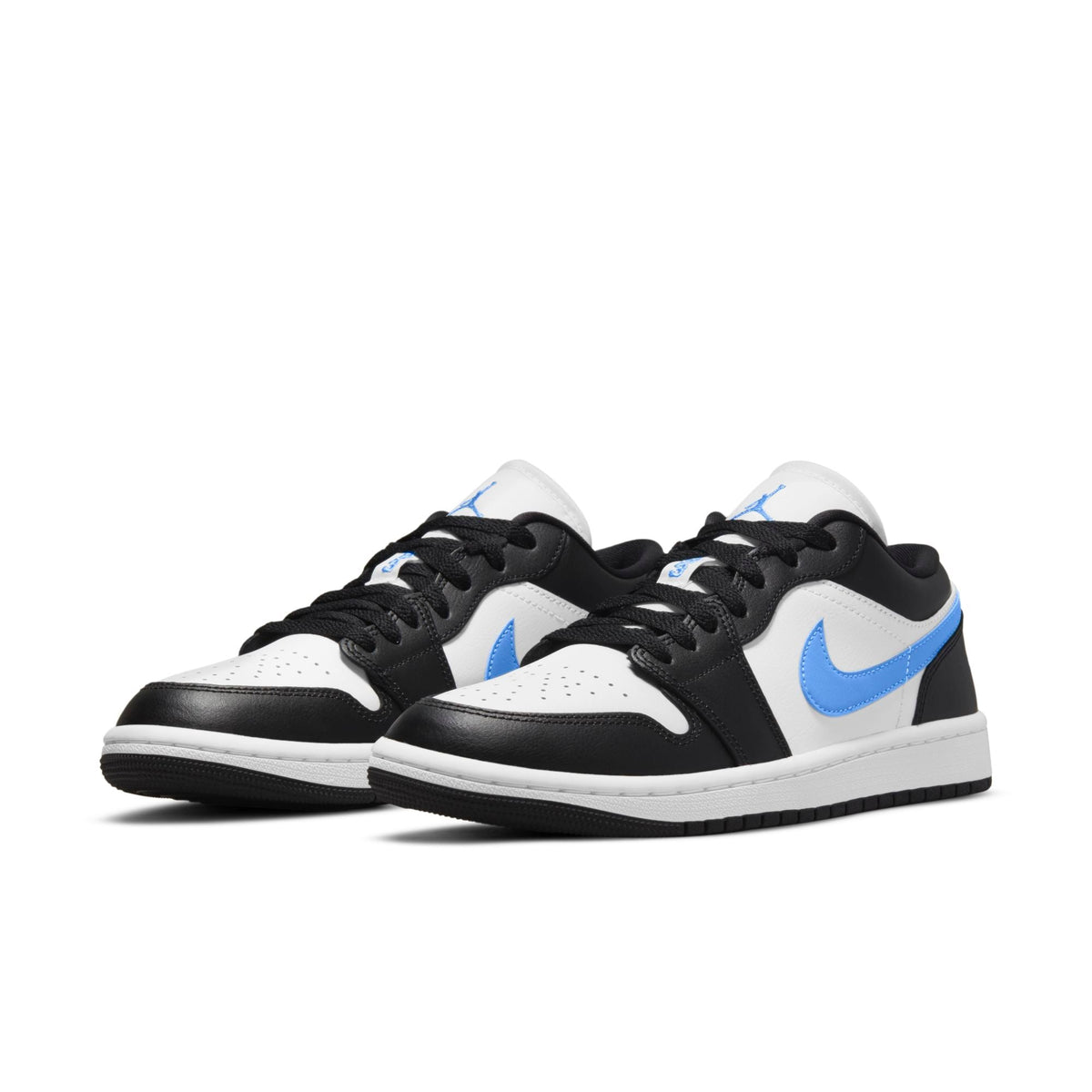 Air Jordan Women's Retro 1 Low 'Black University Blue White' Sneakers
