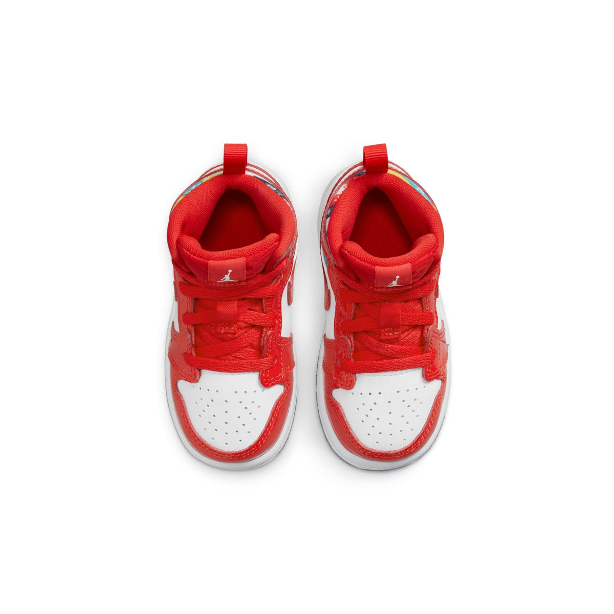 Air Jordan Toddlers Retro 1 Mid Td 'Barcelona Sweater' Sneakers