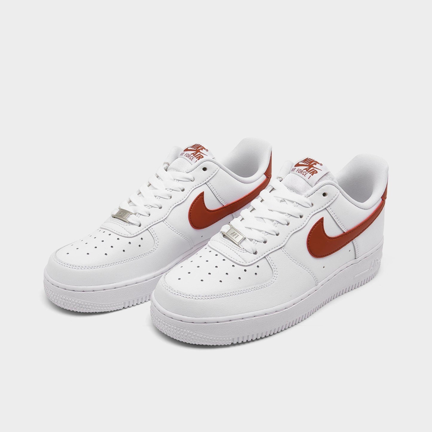 Nike Women's Air Force 1 Low '07 'White Rugged Orange' - DD8959-115