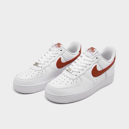 Nike Women's Air Force 1 Low '07 'White Rugged Orange' - DD8959-115