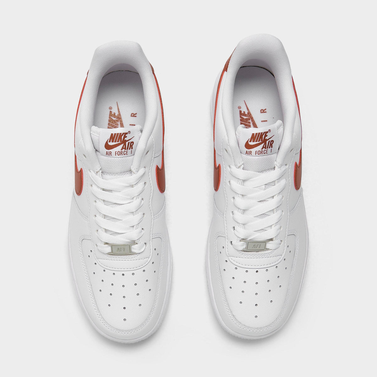 Nike Women's Air Force 1 Low '07 'White Rugged Orange' - DD8959-115