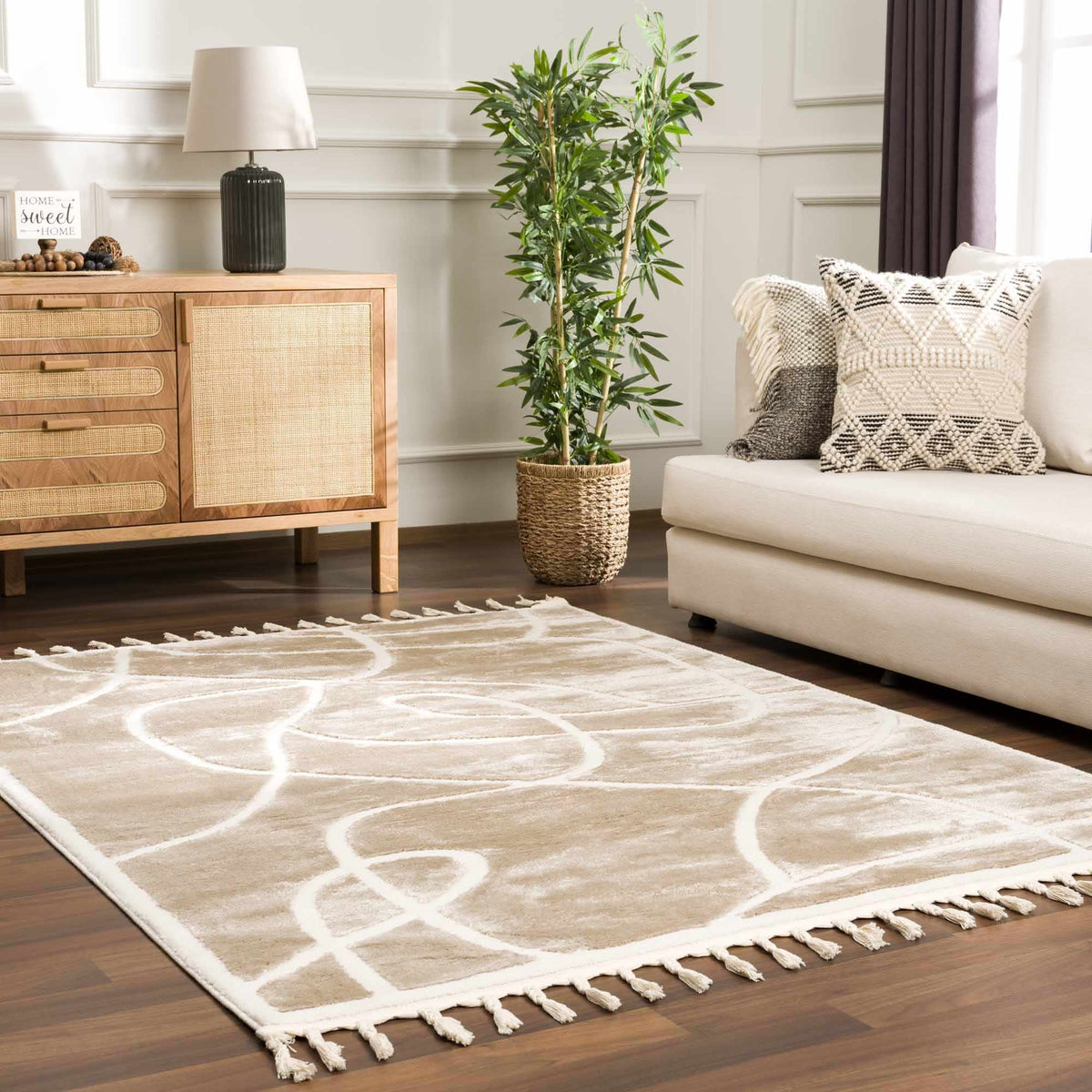 Azana Cream Area Rug - Clearance
