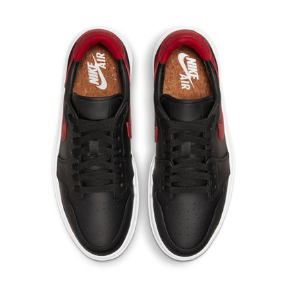 Air Jordan Women's Retro 1 Elevate Low W 'Black Gym Red White' Sneakers
