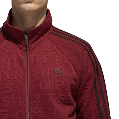 adidas Badge Of Sport 3-Stripe Cotton Fleece Pullover