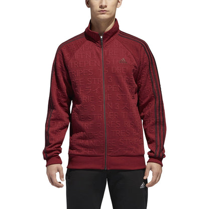 adidas Badge Of Sport 3-Stripe Cotton Fleece Pullover