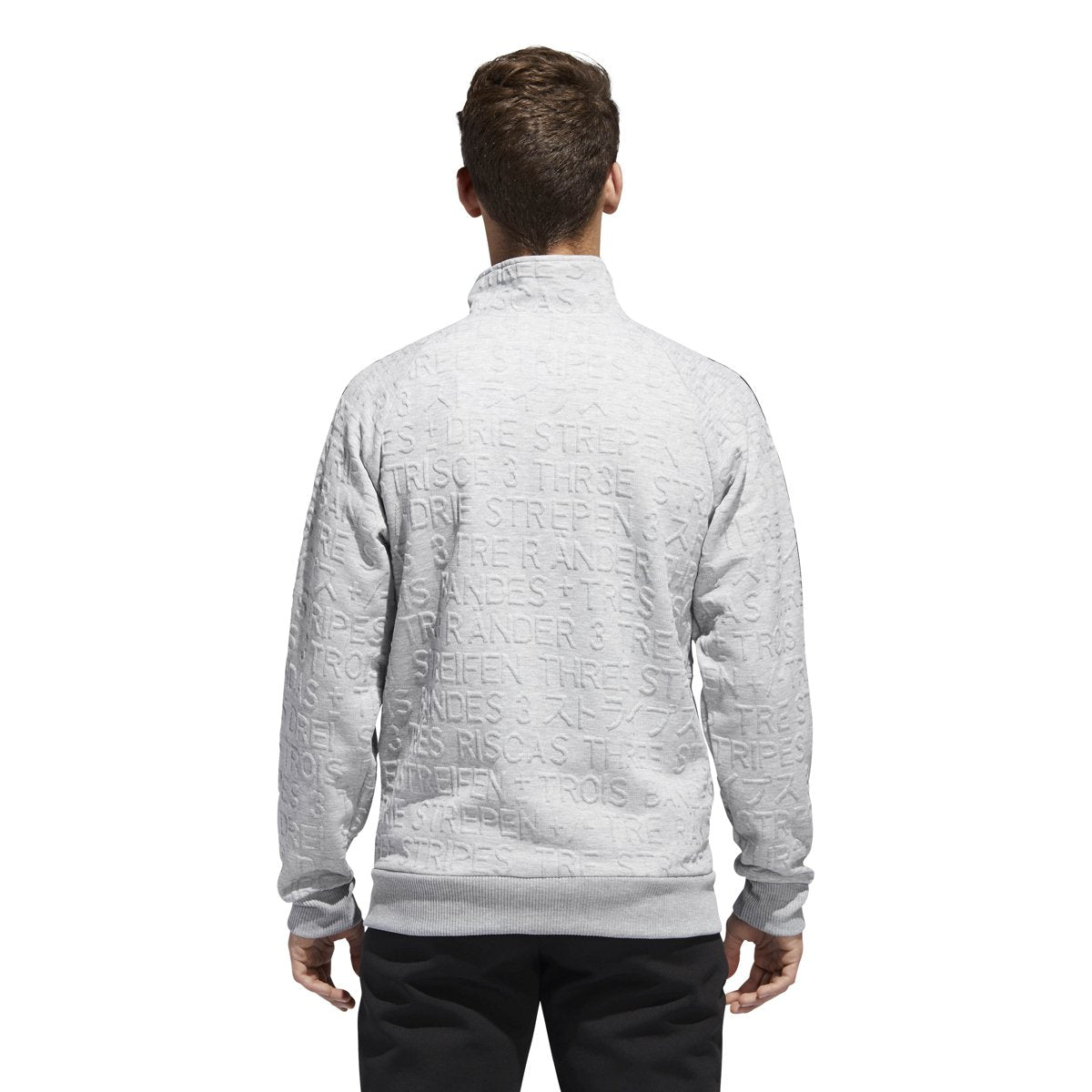 adidas Badge Of Sport 3-Stripe Cotton Fleece Pullover