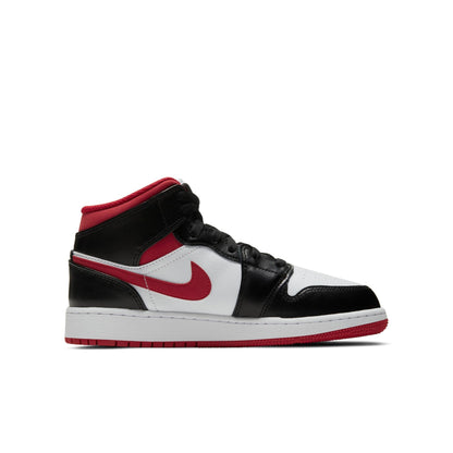 Air Jordan Grade School Retro 1 Mid Gs 'Gym Red Black White' Sneakers
