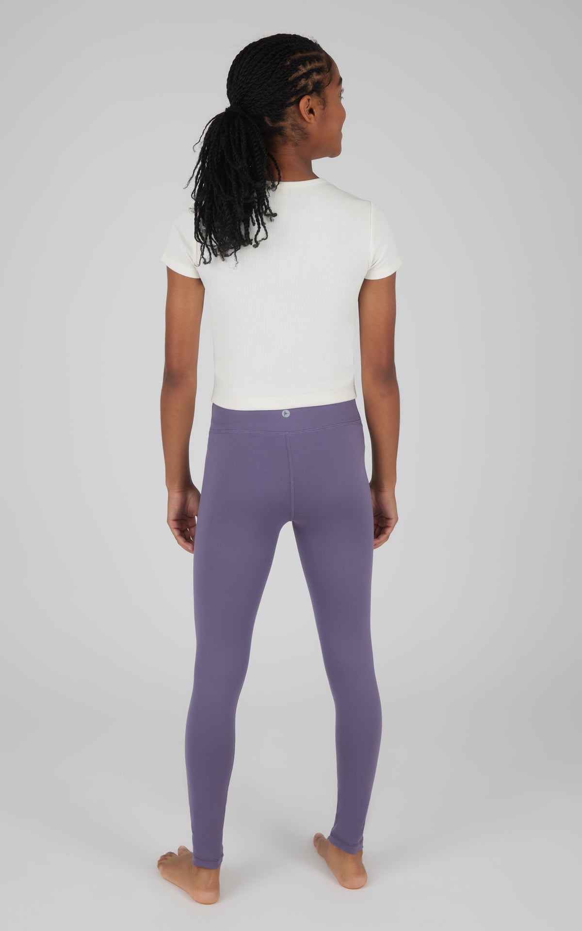 90 Degree by Reflex Girls 2 Pack Interlock Everyday Full Length Legging and Everyday Interlock High Waist Flared Pant