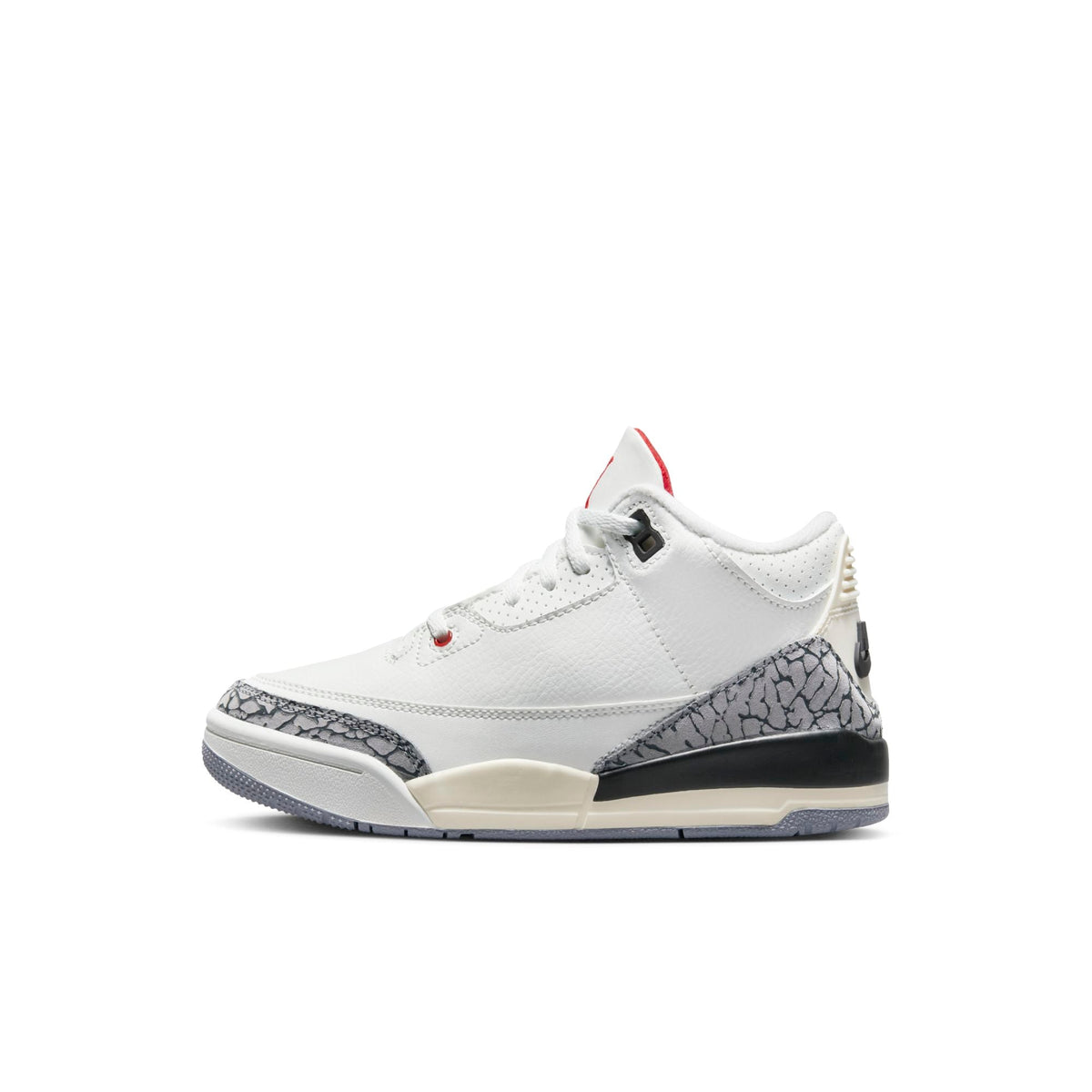 Air Jordan Preschool Retro 3 'White Cement Reimagined' Ps Sneakers