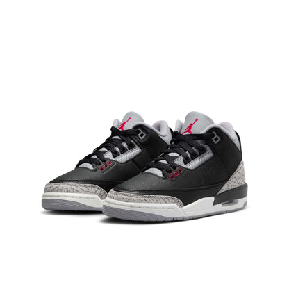 Air Jordan Grade School Retro 3 "Black Cement" Sneakers