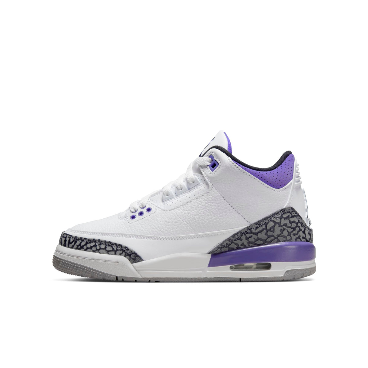 Air Jordan Grade School Retro 3 Gs 'Dark Iris' Sneakers