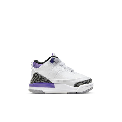 Air Jordan Toddlers Retro 3 Td 'Dark Iris' Sneakers