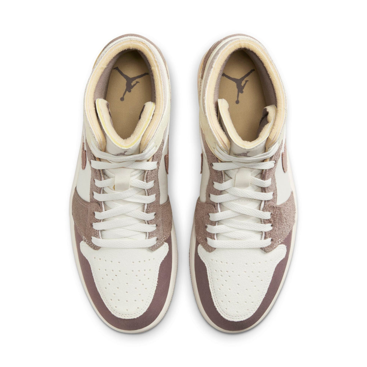 Air Jordan Men's Retro 1 Mid Se Craft 'Taupe Haze' Sneakers