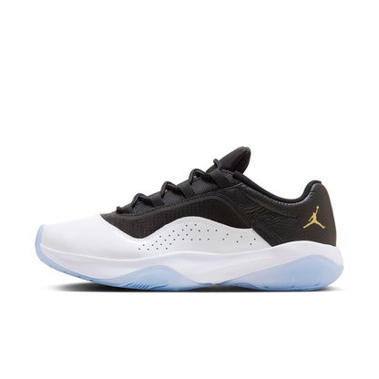 Air Jordan Men's Retro 11 Cmft Low 'Black White Gold' Sneakers